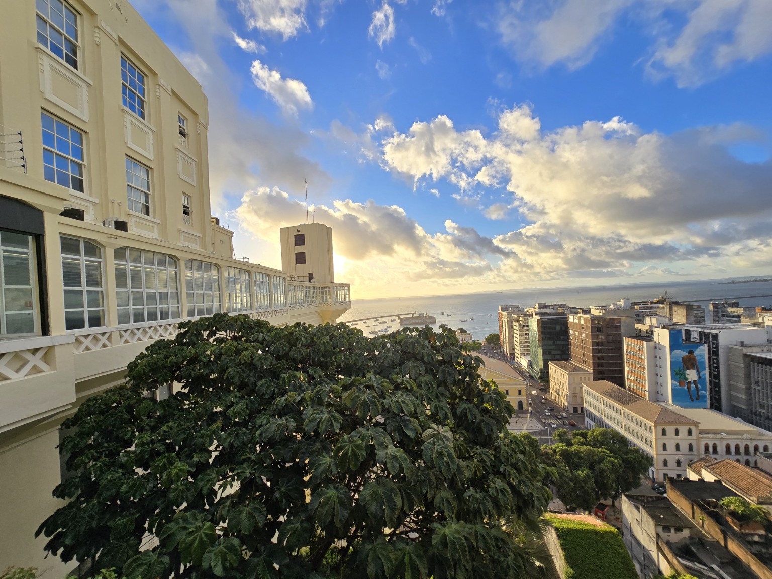 Salvador’s waterfront overlooking the bay